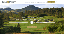 Desktop Screenshot of beardancegolf.com